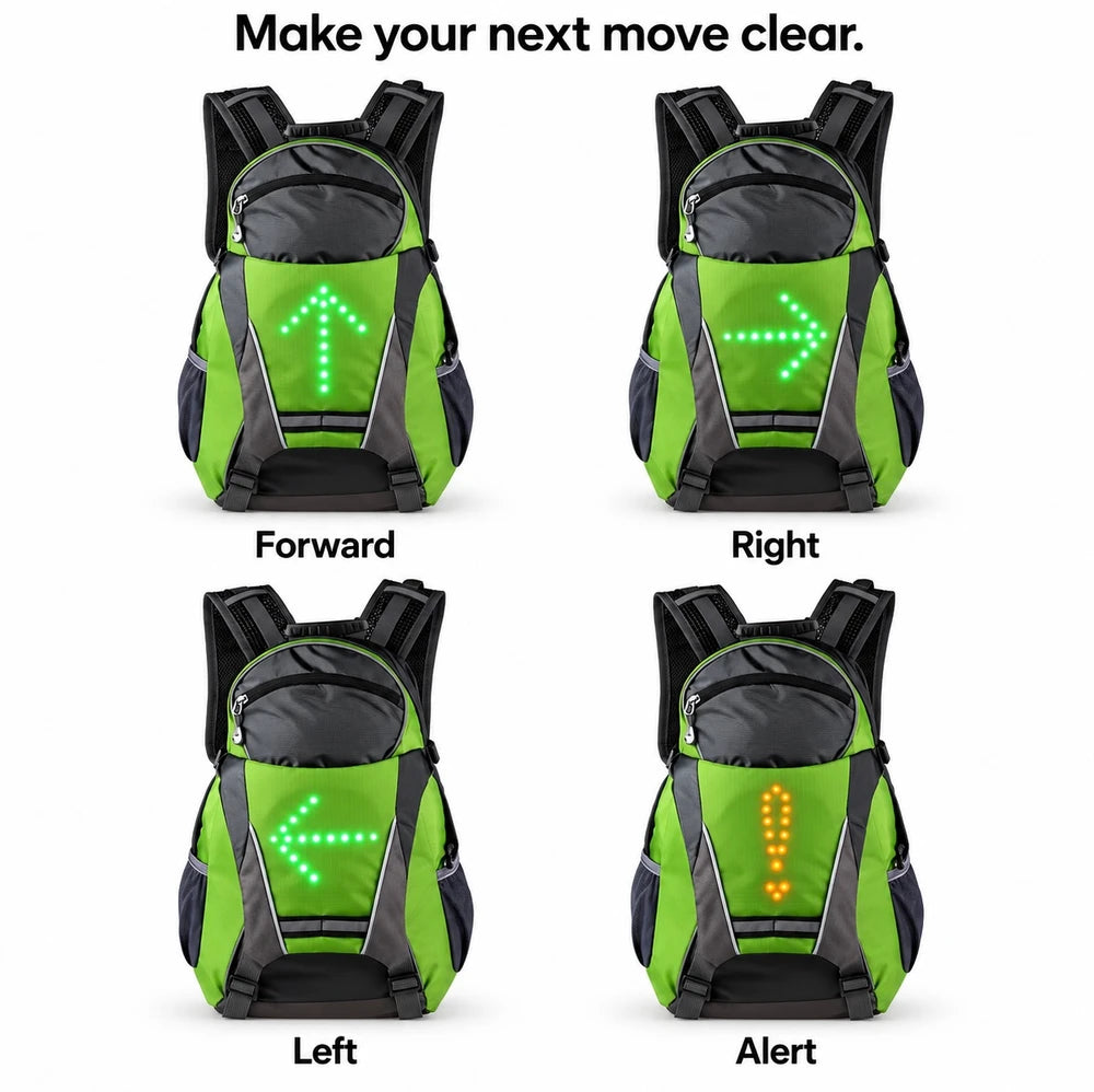 LumeTurn™ LED Signal Backpack