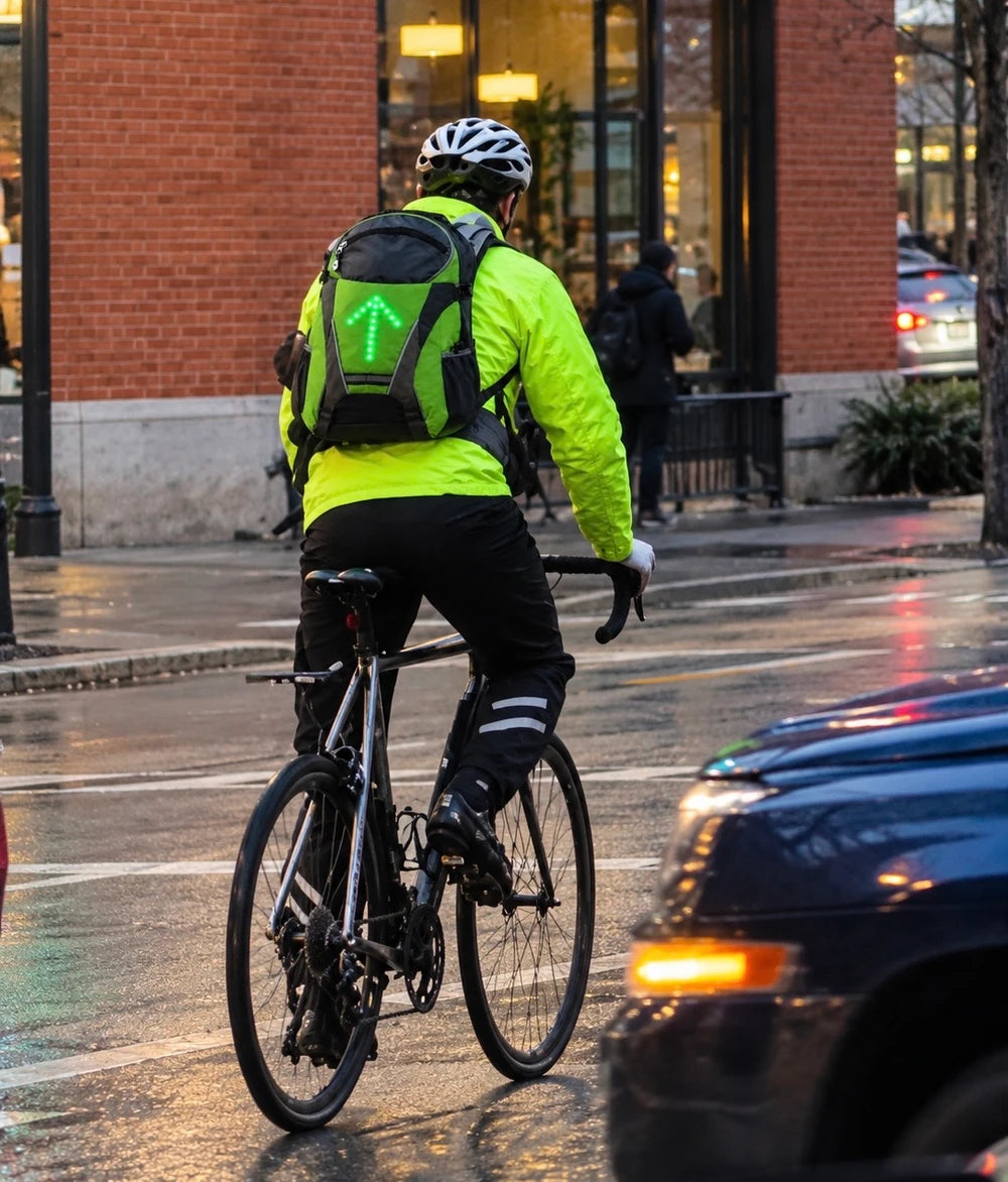 LumeTurn™ LED Signal Backpack